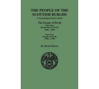 David Dobson People of the Scottish Burghs (Tascabile)