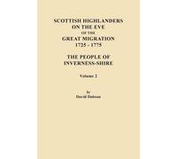David Dobson Scottish Highlanders on the Eve of the Great Migration, (Tascabile)