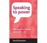 David Donnison Speaking to power (Copertina rigida)