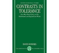 David Downes Contrasts in Tolerance (Tascabile) Oxford Socio-Legal Studies