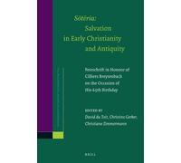 David du Toit Sōtēria: Salvation in Early Christianity and An (Copertina rigida)
