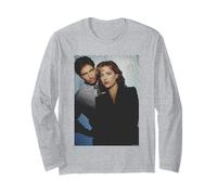 David Duchovny Gillian Anderson X-Files Di Michael Grecco Maglia a Manica