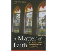 David E. Campbell A Matter of Faith (Tascabile)