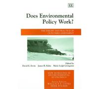 David E. Ervin Does Environmental Policy Work? (Copertina rigida)