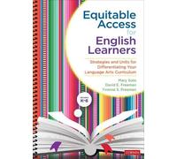 David E. Freeman Mary Soto Yv Equitable Access for English Learn (Anello, filo)