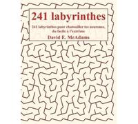 David E McAdams 241 labyrinthes (Tascabile) Livres de Maths Pour Enfants
