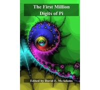 David E McAdams First Million Digits of Pi (Tascabile) Math Books for Children