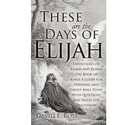 David E Ross These Are the Days of Elijah (Copertina rigida)