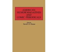 David E. Sloane American Humor Magazines and Comic Periodical (Copertina rigida)