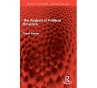 David Easton The Analysis of Political Structure (Tascabile) Routledge Revivals