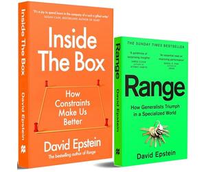 David Epstein 2 Books Collection Set : Inside the Box: How Constraints Make Us Better & Range: Why Generalists Triumph in a Specialized World