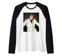 David Essex Rock On Singer Ritratto di Dick Barnatt Maglia con Maniche Raglan