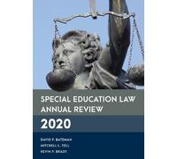 David F. Bateman Mitchell L. Yell Special Education Law Annu (Copertina rigida)