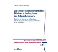 David Fabian Kr Die emissionshandelsrechtlichen Pflichten in (Copertina rigida)