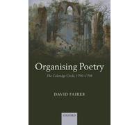 David Fairer Organising Poetry (Copertina rigida)
