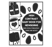 David Fletcher Baby Visual Stimulation - High Contrast Baby Book for (Tascabile)