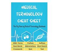 David Fletcher MEDICAL TERMINOLOGY CHEAT SHEET - The Big Book of Med (Tascabile)