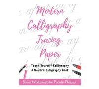 David Fletcher Modern Calligraphy Tracing Paper - Teach Yourself Cal (Tascabile)