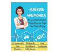 David Fletcher NURSING MNEMONICS - 163 Mnemonics, Flashcards, Quiz, (Tascabile)