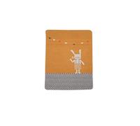 David Fussenegger Coperta per bambini neutra con motivo coniglietto in cotone, 70 x 90 cm, morbida