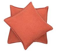 David Fussenegger Sylt Federa per Cuscino Decorativo in Cotone soffice, Terracotta, 50 x 50 cm