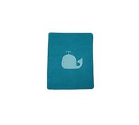 David Fussenegger - Juwel - Copertina per bambini - Wal/Strisce - Turchese - 70 x 90 cm