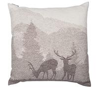 David Fussenegger Silvretta - Federa per cuscino "paesaggio", 50 x 50 cm, colore: Marrone