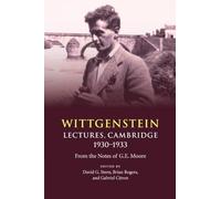 David G. Stern Wittgenstein: Lectures, Cambridge 1930-1933 (Tascabile)