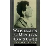 David G. Stern Wittgenstein on Mind and Language (Tascabile)