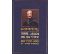 David Gardner Earning My Degree (Copertina rigida)