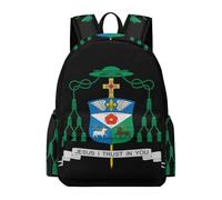 David Gerard O'Connell Stemma Carino Zaino da Viaggio Leggero Casual Daypack Borsa per Laptop per Uomo Donna Stampa Grafica