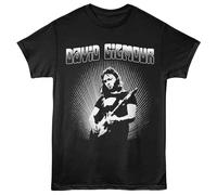 David Gilmour - Nero E Bianco - Stampa Frontale Maglietta Unisex - Nera