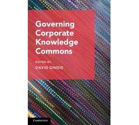 David Gindis Governing Corporate Knowledge Commons (Tascabile)