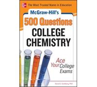 David Goldberg McGraw-Hill's 500 College Chemistry Questions (Tascabile)