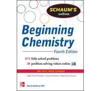David Goldberg Schaum's Outline of Beginning Chemistry (Tascabile)