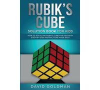 David Goldman Rubik's Cube Solution Book For Kids (Tascabile)