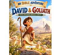 David & Goliath: A Christian Bible Story & Coloring Adventure for Kids Ages 3-8