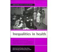 David Gordon Inequalities in health (Tascabile)