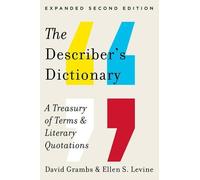 David Grambs Ellen S. Levine Describer's Dictionary (Tascabile)