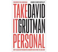 David Grutman Take It Personal (Copertina rigida)