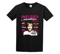 David Guetta One More Love Unisex 100% Cotton Short-Sleeve T-Shirts Black XL