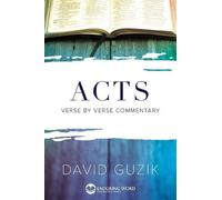 David Guzik Acts (Tascabile) Enduring Word Commentary
