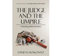 David H Moskowitz The Judge and the Umpire (Copertina rigida)