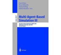 David Hales Multi-Agent-Based Simulation III (Tascabile)