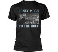 David Hasselhoff I Only Mosh to The Hoff Men's Black T-Shirt Unisex Tee Shirt S