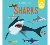 David Hawcock Sharks (Copertina rigida) Amazing pop-ups