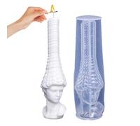 David Head Stampo in silicone | Stampi per candele e sapone in silicone | Stampo per scultura in resina per corpo umano, statua, decorazione greca, perfetto per la produzione di candele e arte