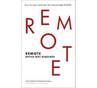 David Heinemeier Hansson Jason Fried Remote (Tascabile)