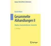 David Hilbert Gesammelte Abhandlungen II (Tascabile)