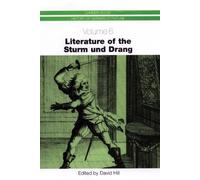 David Hill Literature of the Sturm und Drang (Copertina rigida)